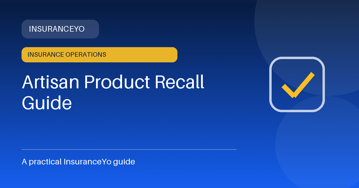 artisan product recall guide