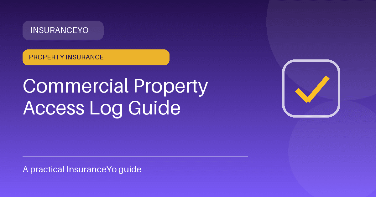 commercial property access log guide