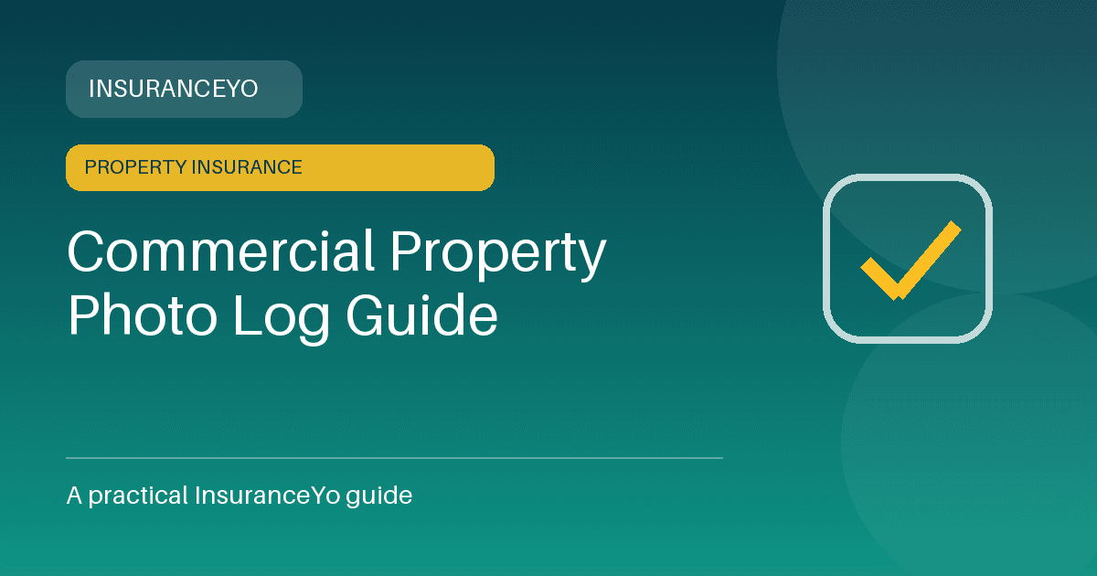 commercial property photo log guide