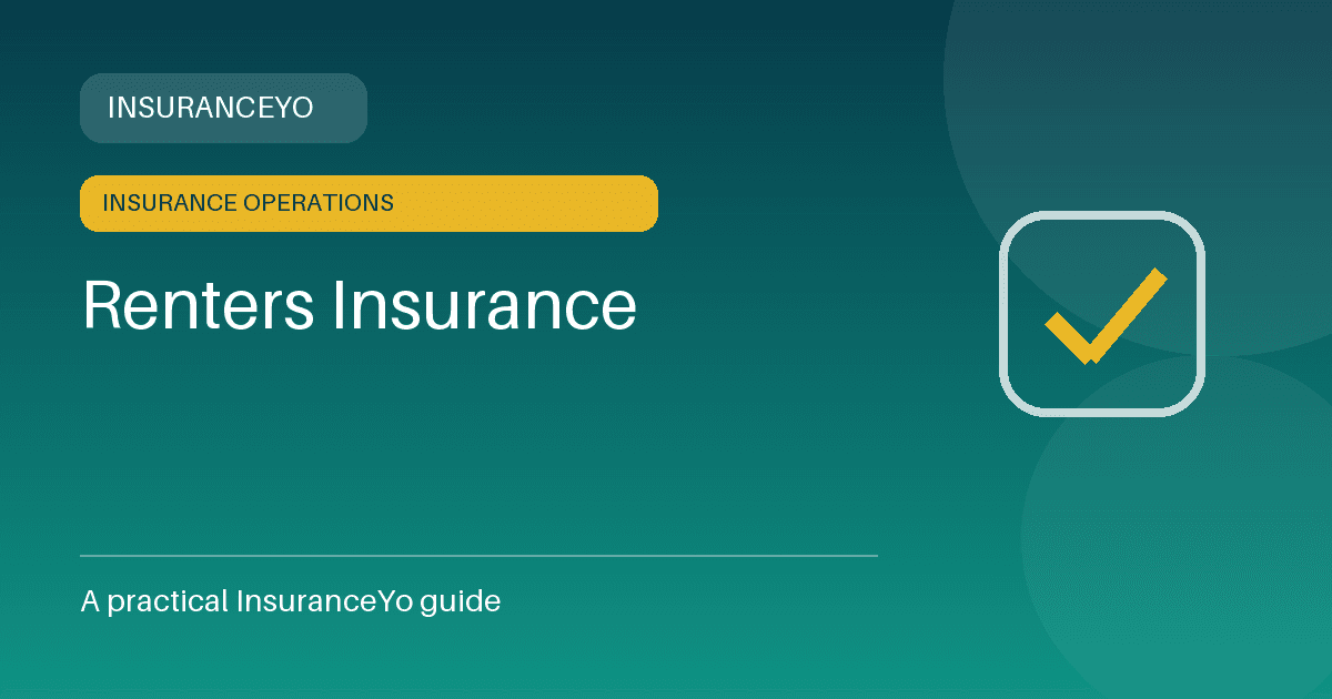 renters insurance insurance guide