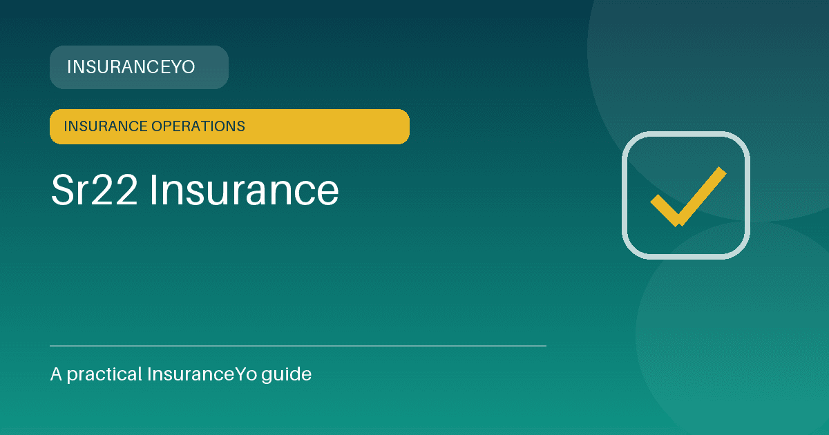 sr22 insurance insurance guide
