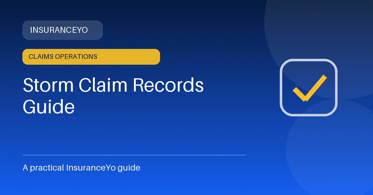 storm claim records guide
