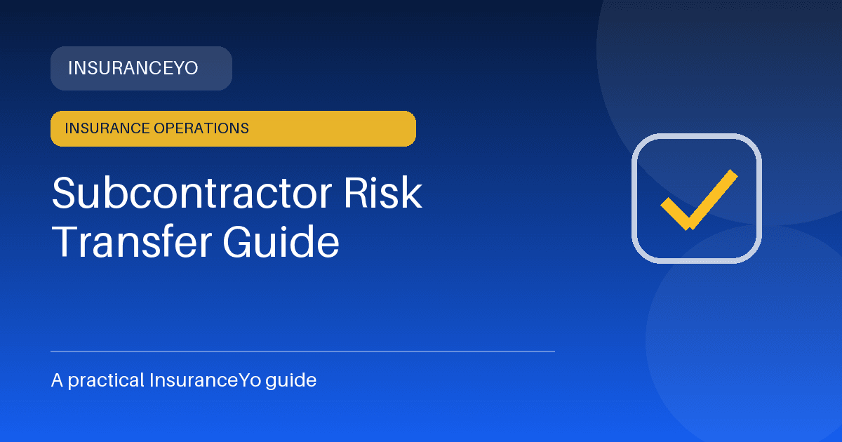 subcontractor risk transfer guide