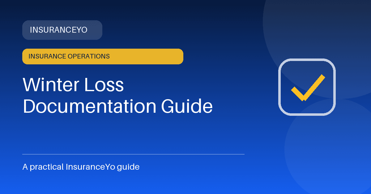 winter loss documentation guide