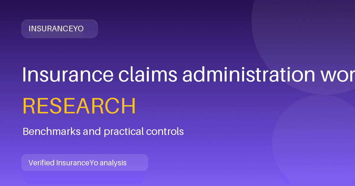 Insurance claims administration workload research