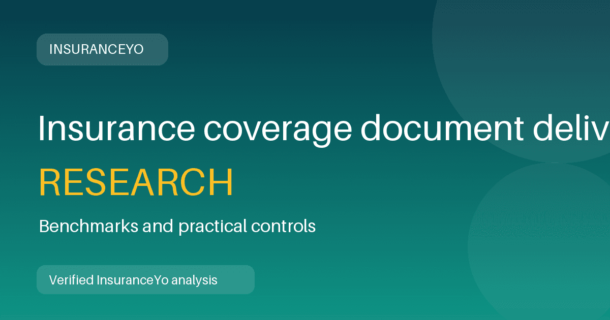 Insurance coverage document delivery workload research