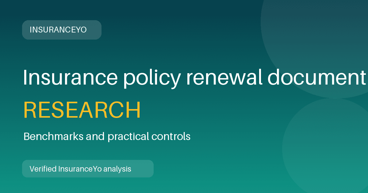 Insurance policy renewal document review workload research