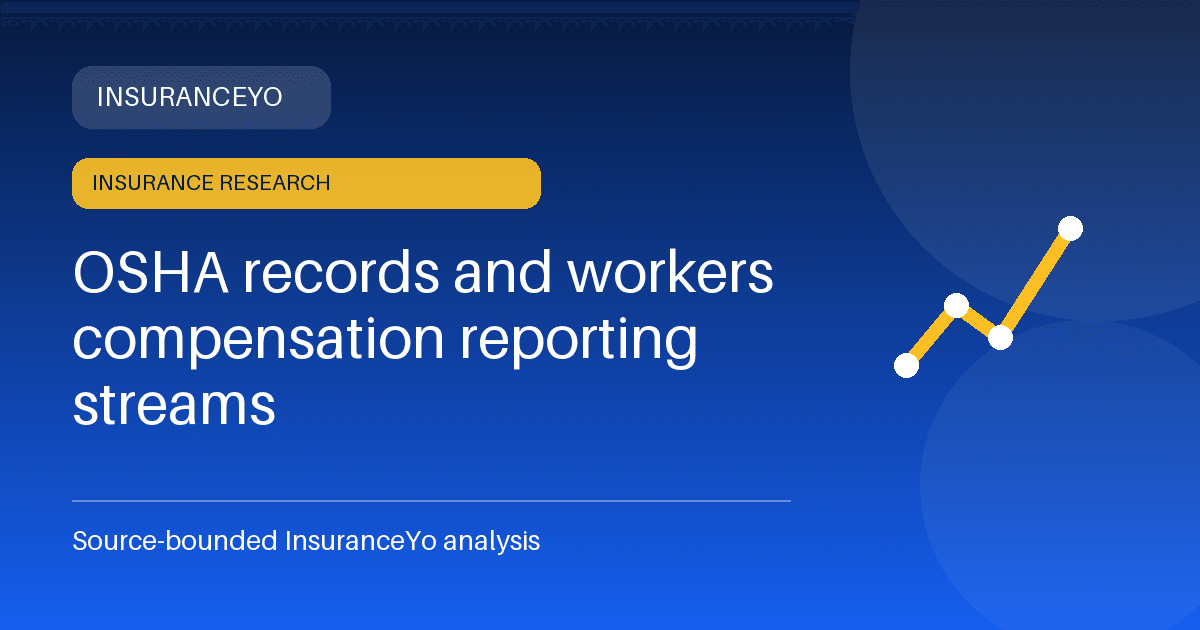 OSHA records and workers compensation reporting streams research