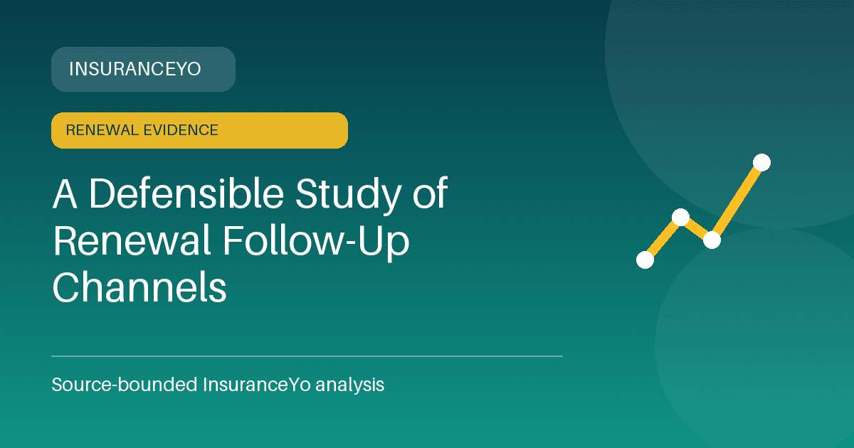 A Defensible Study of Renewal Follow-Up Channels