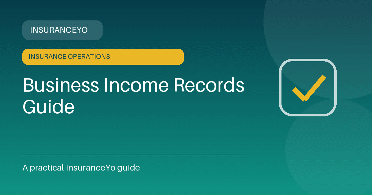 business income records guide