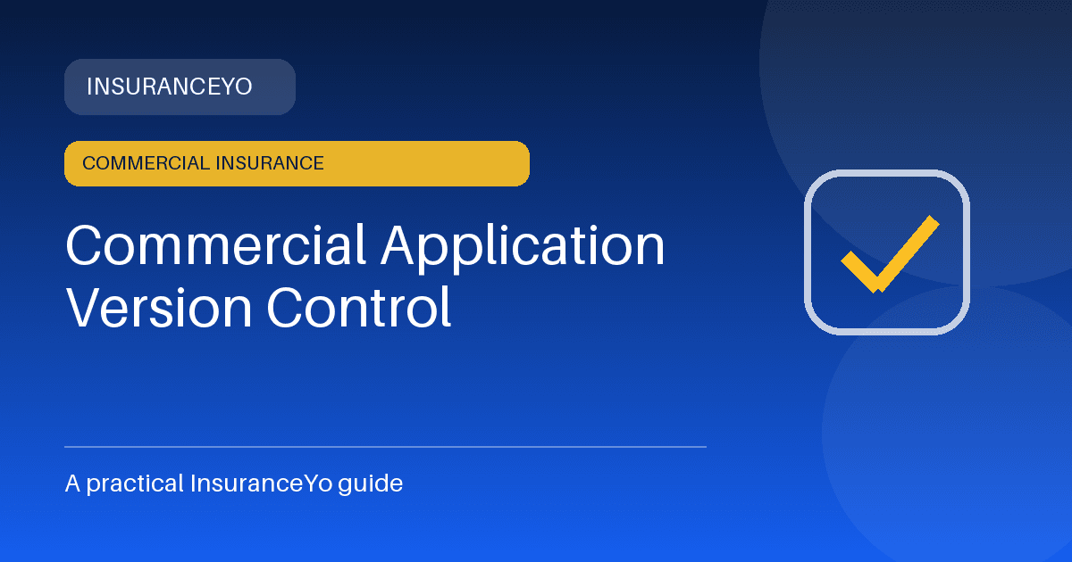commercial application version control