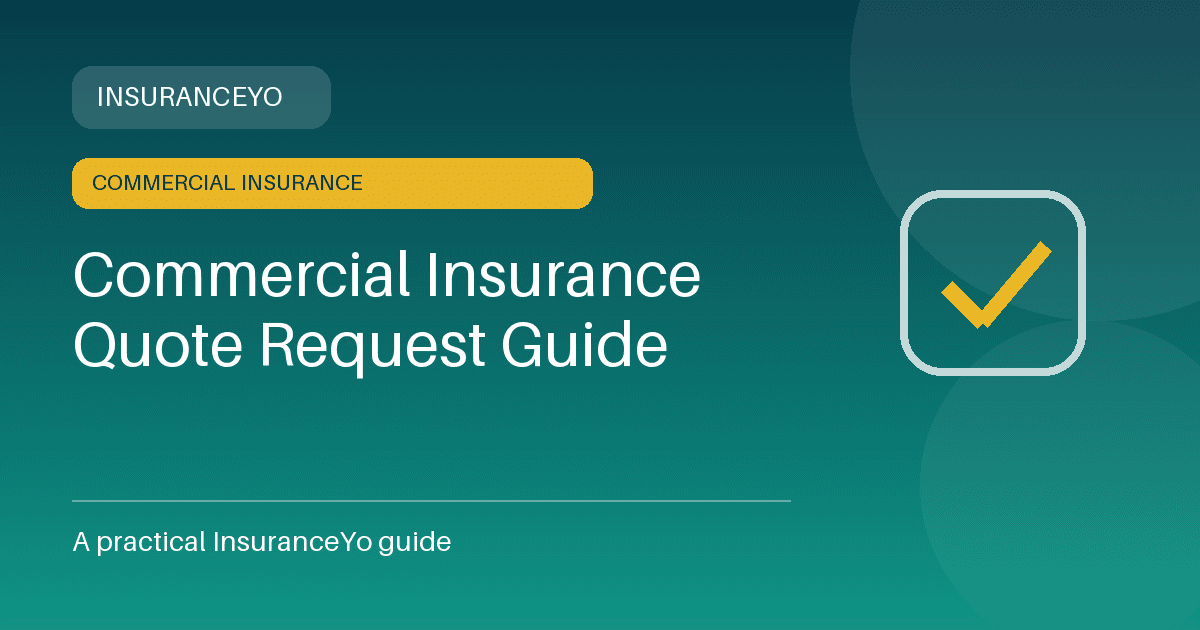 commercial insurance quote request guide