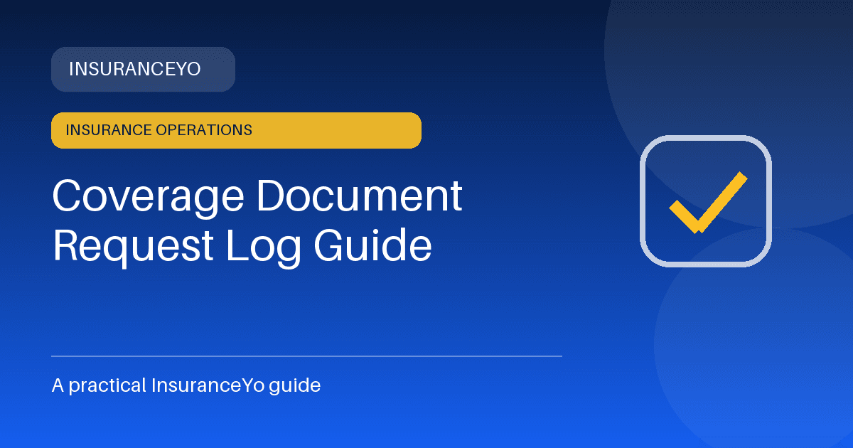coverage document request log guide