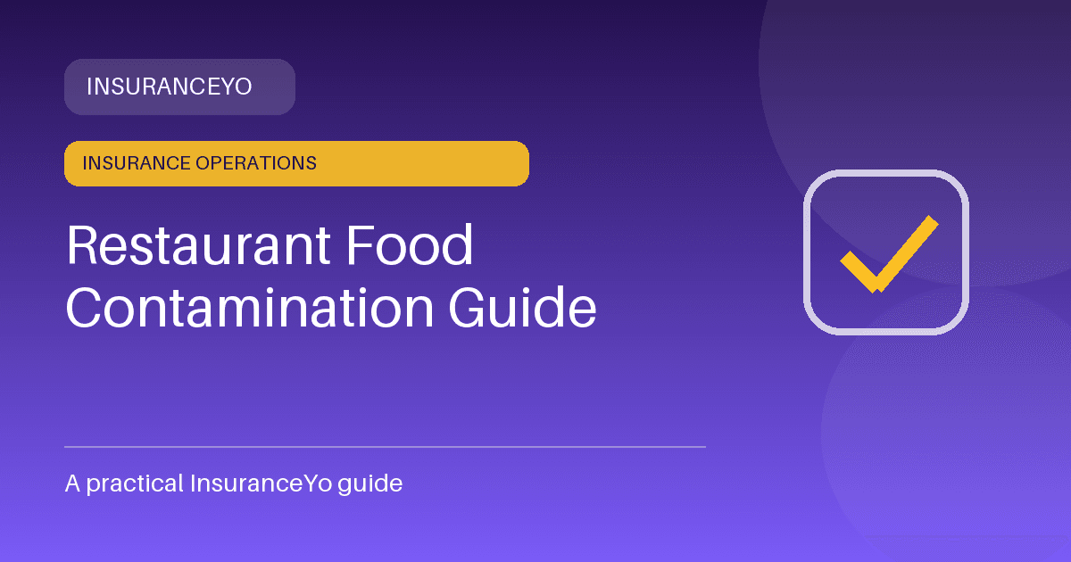 restaurant food contamination guide